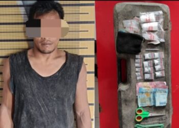 Pellaku & Barang Bukti Diamankan Polres Tebing Tinggi.