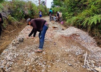 Lokasi Pengaspalan Jalan Yang Dibangun TPL.