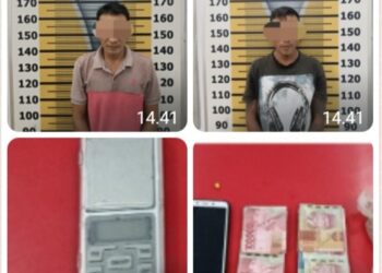 Kedua Pelaku & Barang Bukti Diamankan Polres Tebingtinggi.