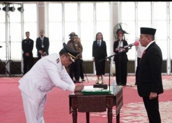 Gubernur Sumatra Utara Lantik Pj. Walikota Tebingtinggi.