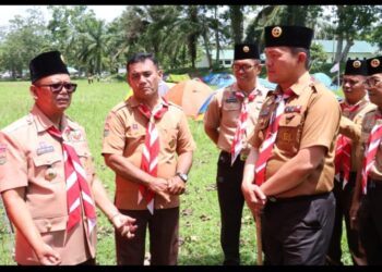 Kapolres Simalungun AKBP Ronald F.C Sipayung, S.H., S.I.K., M.H, Menghadiri Kegiatan Karang Pamitran Daerah Sumatera Utara Yang Di Pusatkan di Markas TNI AD Yonif 122/TS.