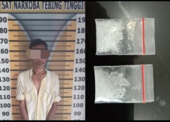 Pelaku & Barang Bukti Diamankan Polres Tebingtinggi.