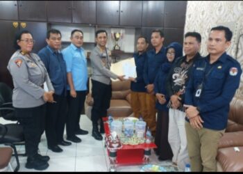 KPU Serdang Bedagai Audensi  Sama Kapolres Tebingtinggi.
