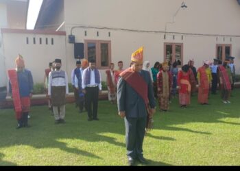 Lapas Kelas II A Pematangsiantar Adakan Giat Upacara Hari Lahir ( HARLA) Pancasila Tahun 2023.