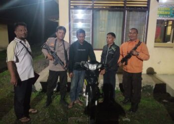 Polsek Balata Resor Simalungun Berhasil Menciduk Pelaku Pencurian Sepeda Motor (Curanmor) Di kawasan Jorlang Hataran Kabupaten Simalungun.