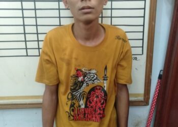 Pelaku Diamankan Polsek Padang Hilir.