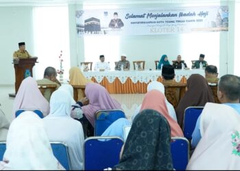 Pj. Walikota Tebingtinggi Lepas19 Orang Kloter14 Jamaah Haji.