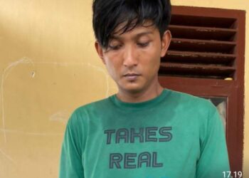 Pelaku Yang Ditahan Sat Narkoba Polres Simalungun.