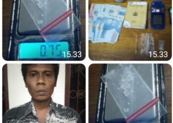 Pengedar Lengkap Dengan Akan Bukti Ditangkap Sat Narkoba Polres Simalungun.
