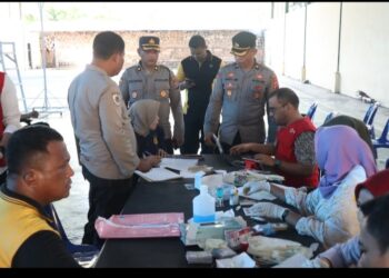 Polres Tebingtinggi Lakukan Donor Darah.