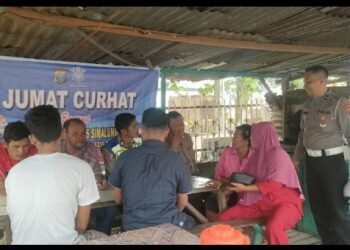 Kegiatan Gelar Jumat Curhat Untuk Kamseltibcarlantas.