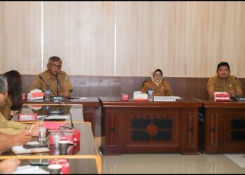 Walikota Pematangsiantar dr. Susanti Memimpin Rapat OPD Siantar.