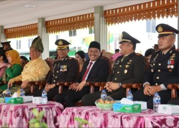 Peringatan HUT Bhayangkara Bertempat Di Lapangan Merdeka Tebingtinggi.