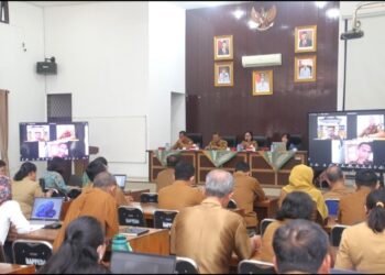 Suasana Kegiatan Bimtek Peyusunan Master Plan Smart City.