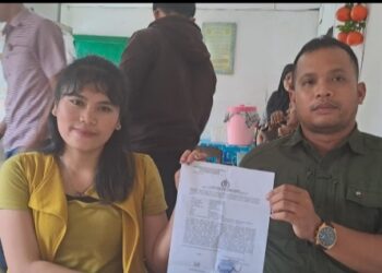 Korban & Penasehat Hukum Memperlihatkan LP.