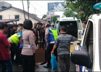 Laka Lantas Di Jalan Sutoyo Tebingtinggi.
