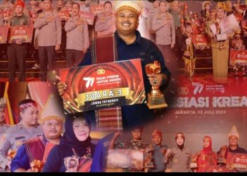 Staf Humas Polres Tebingtinggi Juara 3 Lomba Fotografi.