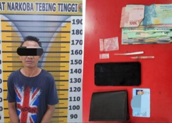 Pelaku & Brang Bukti Diamankan Polres Tebingtinggi.