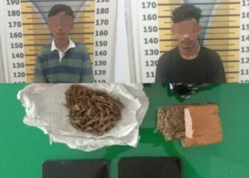 Kedua Pelaku & Barang Bukti Diamankan  Polres Tebingtinggi.