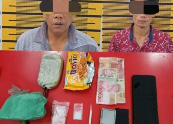 Pelaku & Barang Bukti Dimankan Polres Tebingtinggi.