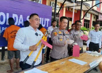 3 Orang Pelaku Pencuri Mobil di Amankan  Polres Tebingtinggi.