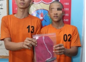 Kedua Pelaku Diamankan Polres  Tebingtinggi.