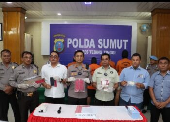 Polres Tebingtinggi Tangkap Pengedar Sabu.