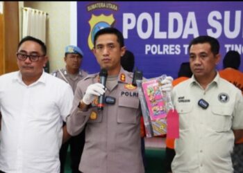 Satres krim Polres Tebingtinggi Tangkap Pelaku Penampung Pekerja Migran Ilegal.