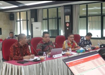 Pj. Walikota Tebingtinggi Drs Syarmadani M.Si. Sampaikan Capaian Tri Wulan  Di Kemendagri.