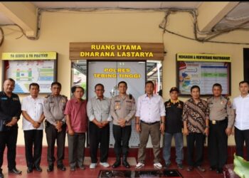 PJS Kota Tebingtinggi Jalin Silaturahmi Dengan Kapolres Tebingtinggi.