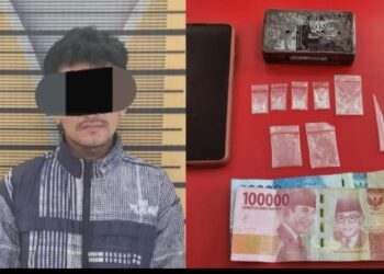Pelaku & Barang Bukti Dimankan Polres Tebingtinggi.