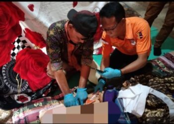 Mayat Korban Sudah Diebumikan Pihak Keluarga di TPU Desa Baja Dolok.