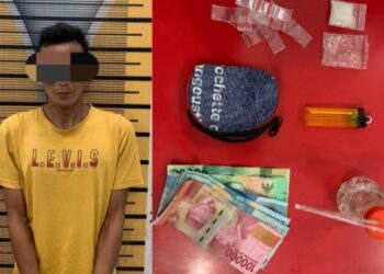 Pelaku & Barang Bukti  Diamankan Polsek Sipispis.
