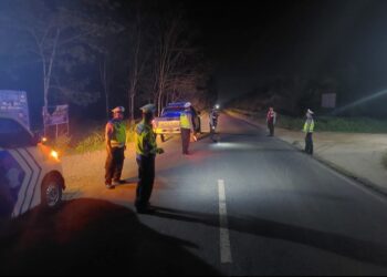 Polres Tebingtinggi Laksanakan Patroli Malam Hari.