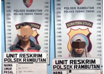 Kedua Pelaku Diamankan Polsek Rambutan.