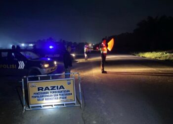 Polsek Tebingtinggi Gelar Razia Untuk Mencegah Peredaran Narkoba.