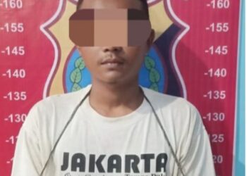 Pelaku Diamankan Polres Tebingtinggi.