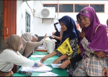 Penyaluran Bantuan Beras Tahap Ke III di Tebingtinggi Berjalan Dengan Lancar.