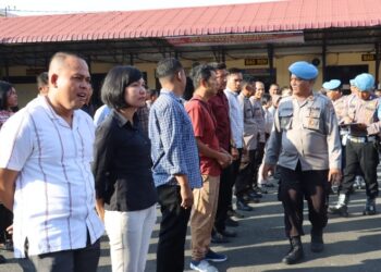 Propam Cek Kesiapan Seluruh Anggota Sebelum  Bertugas.