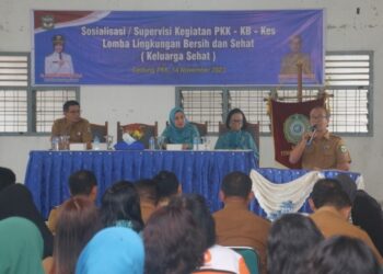 Asisten Administrasi Umum Drs Pardamean Silaen Hadiri Sekaligus Membuka Acara Sosialisasi/Supervisi Kegiatan PKK-KB-Kes, Lomba Lingkungan Bersih & Sehat (Rumah Sehat) Kota Pematang Siantar Tahun 2023.