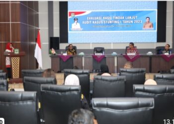 Wali Kota Pematang Siantar dr. Susanti Dewayani SpA Buka Evaluasi Hasil Tindak Lanjut Audit Kasus Stunting I Tahun 2023.