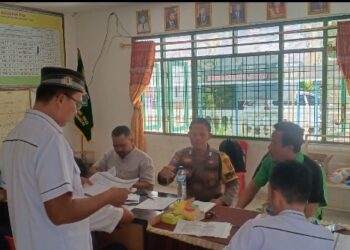 Bhabinkamtibmas Polsek Tebingtinggi Lakukan Cooling System di Desa Naga Kesiangan  Kecamatan Tebingtinggi.