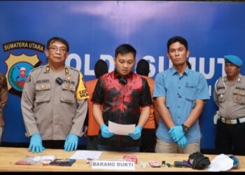 Ketiga Pelaku & Barang Bukti Diamankan Polres Tebingtinggi.