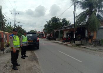 Polsek Tebingtinggi Lakukan Patroli di Daerah Rawan.