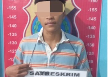 Pelaku Diamankan Polres Tebingtinggi.