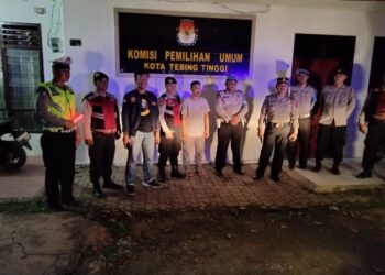 Polres Tebingtinggi Laksanakan Patroli Pada Malam Hari.