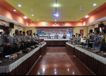 Polres Pematang Siantar Sambut Kunjungan Kerja Tim Supervisi Korbinmas Baharkam Polri.