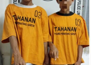 Miliki Ganja, Sat Narkoba Polres Siantar Ringkus Dua Pemuda Di Jalan Uisgara.