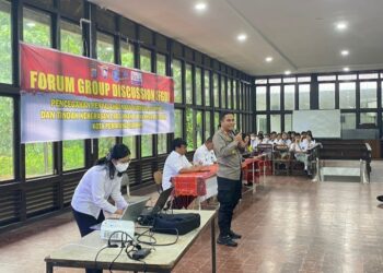 Kapolres Pematang Siantar Laksanakan Forum Grup Discussion Di SMA Nomensen.