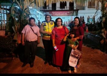 Polsek Padang Hilir Gelar Patroli  Pengamanan Natal di Wilayah Hukumnya .